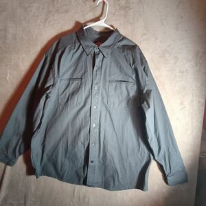 Ridgecut Toughwear Men's  Shirt Jacket Grey Size 2XLT